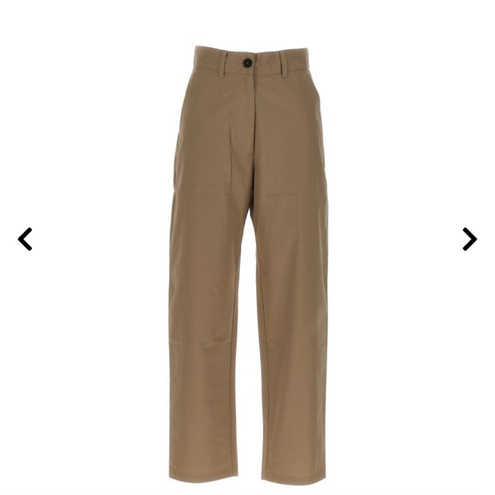 Studio Nicholson High-waist Loose fit Straight Leg Ankle Cropped Pants